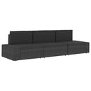 vidaXL szürke polyrattan sarokkanapé-elem