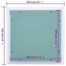 vidaXL alumínium keretes és gipszkartonos hozzáférési panel 300x300 mm