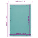 vidaXL alumínium keretes és gipszkartonos hozzáférési panel 300x600 mm