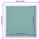 vidaXL alumínium keretes és gipszkartonos hozzáférési panel 400x400 mm