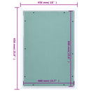 vidaXL alumínium keretes és gipszkartonos hozzáférési panel 400x600 mm