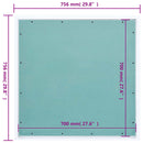 vidaXL alumínium keretes és gipszkartonos hozzáférési panel 700x700 mm
