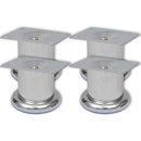vidaXL 8 db kerek króm kanapéláb 60 mm