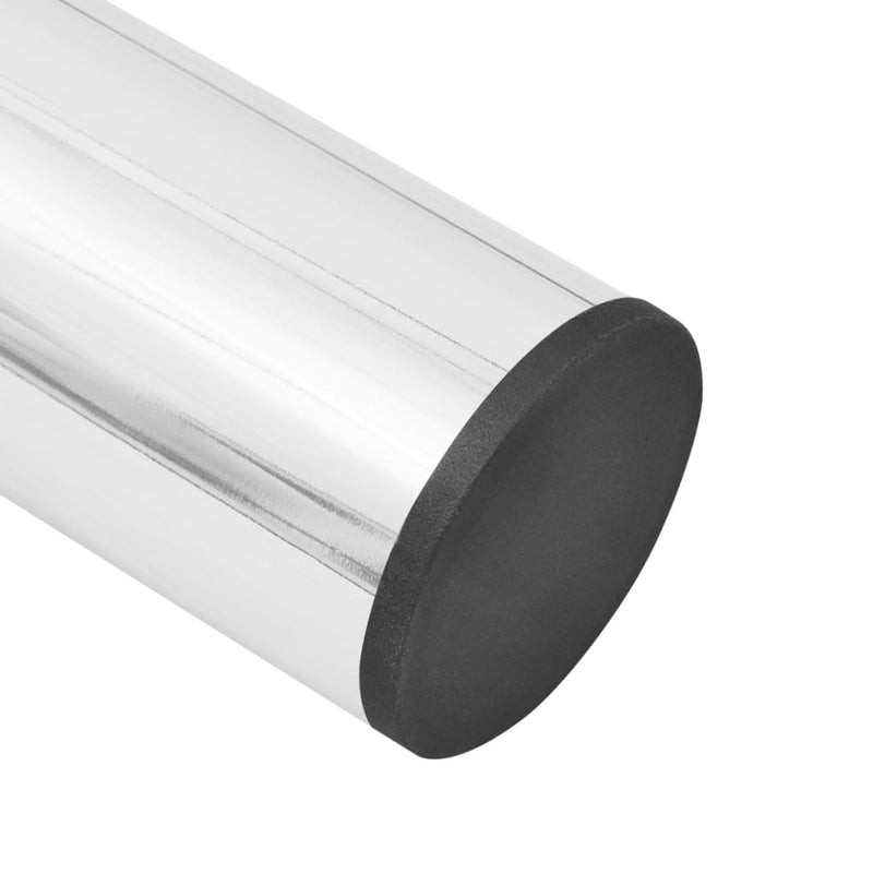 vidaXL 4 db krómszínű teleszkópos asztalláb 710 mm - 1100 mm