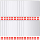 vidaXL 48 db négyzet alakú üveg tükörcsempe