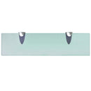 vidaXL 2 db lebegő üvegpolc 40 x 10 cm 8 mm