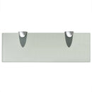 vidaXL 2 db lebegő üvegpolc 30 x 10 cm 8 mm