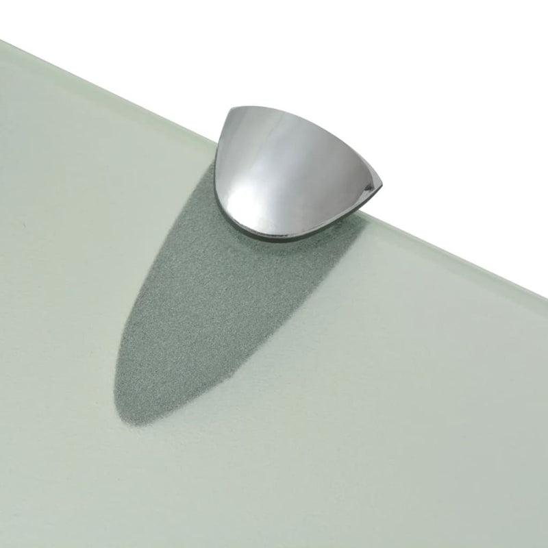 vidaXL 2 db lebegő üvegpolc 60 x 10 cm 8 mm