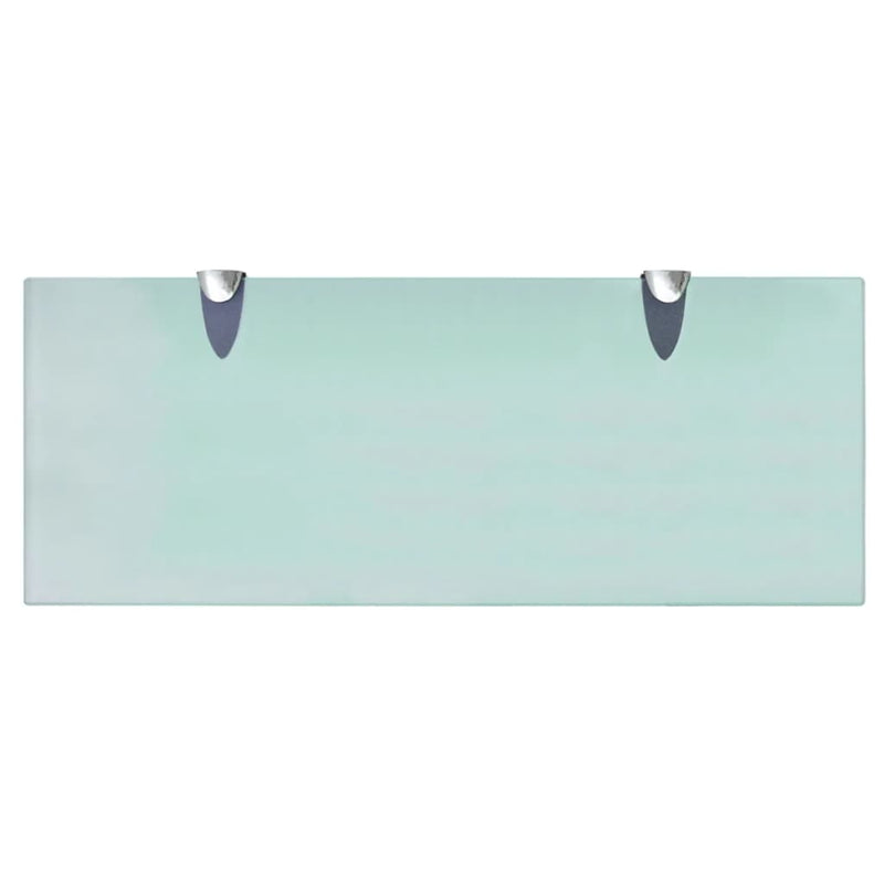 vidaXL 2 db lebegő üvegpolc 50 x 20 cm 8 mm