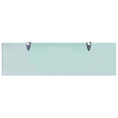vidaXL 2 db lebegő üvegpolc 70 x 20 cm 8 mm