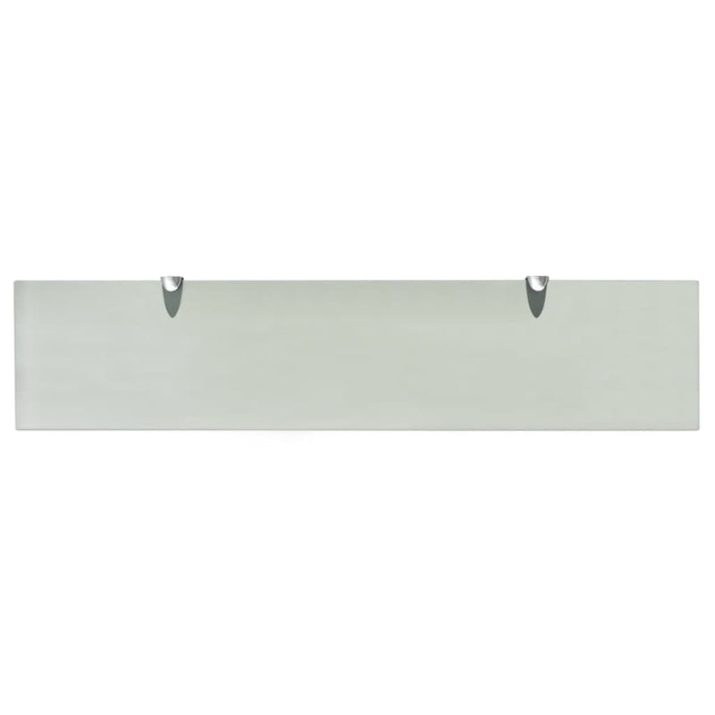 vidaXL 2 db lebegő üvegpolc 90 x 20 cm 8 mm