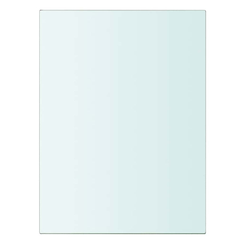 vidaXL 2 db átlátszó üveg paneles polc 20 x 15 cm