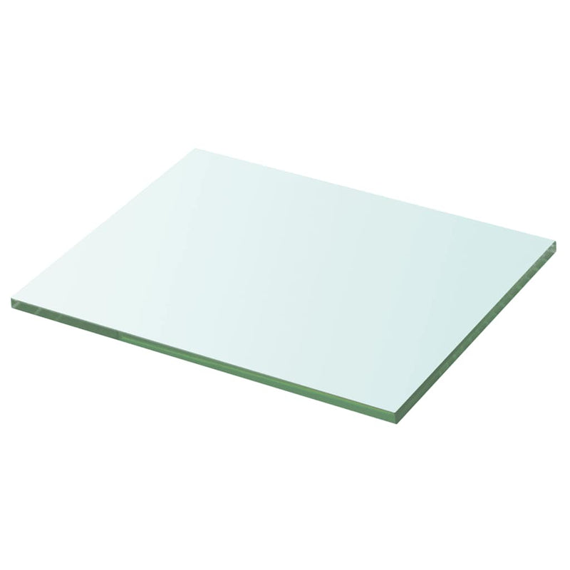 vidaXL 2 db átlátszó üveg paneles polc 20 x 20 cm