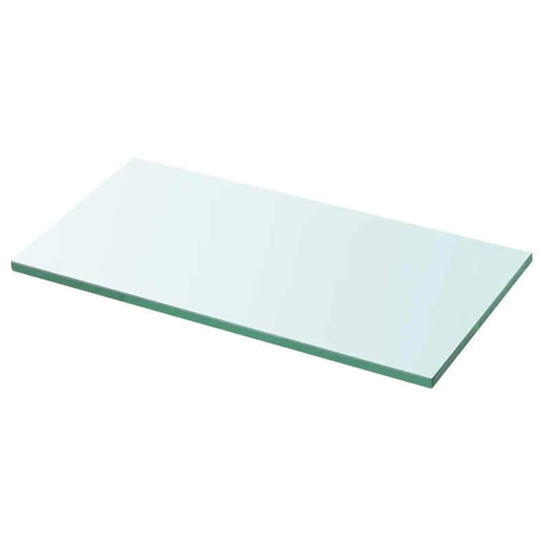 vidaXL 2 db átlátszó üveg paneles polc 20 x 30 cm
