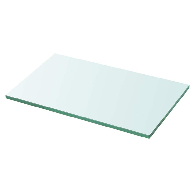 vidaXL 2 db átlátszó üveg paneles polc 30 x 12 cm