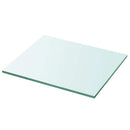 vidaXL 2 db átlátszó üveg paneles polc 30 x 20 cm