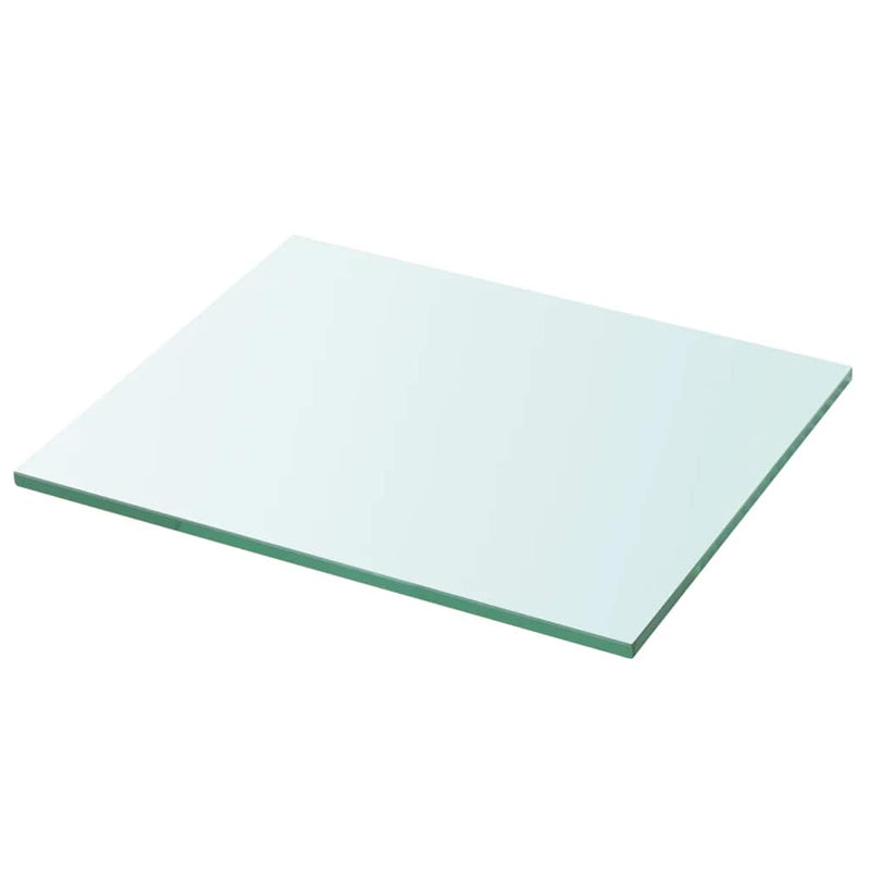 vidaXL 2 db átlátszó üveg paneles polc 30 x 20 cm