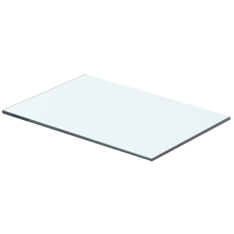 vidaXL 2 db átlátszó üveg paneles polc 40 x 20 cm