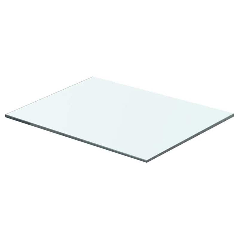 vidaXL 2 db átlátszó üveg paneles polc 40 x 25 cm