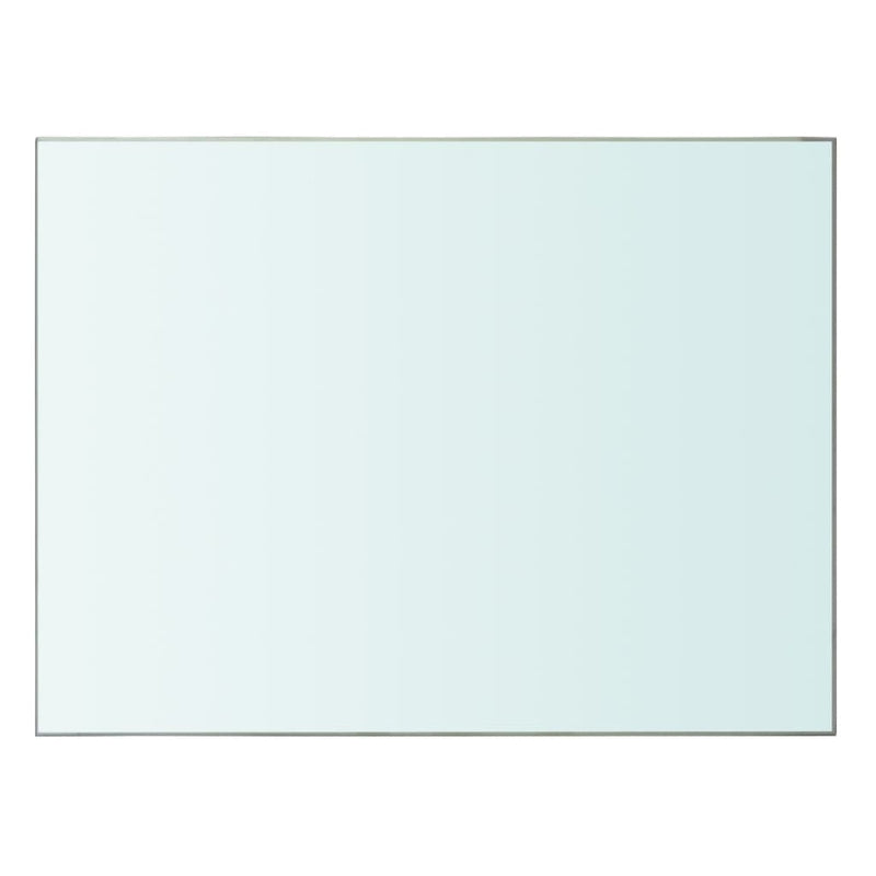 vidaXL 2 db átlátszó üveg paneles polc 40 x 30 cm