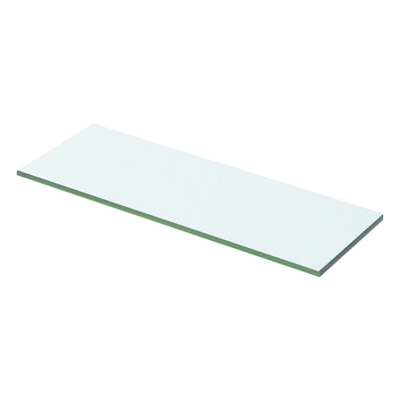 vidaXL 2 db átlátszó üveg paneles polc 50 x 12 cm