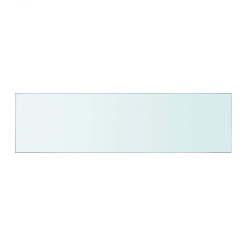 vidaXL 2 db átlátszó üveg paneles polc 50 x 12 cm