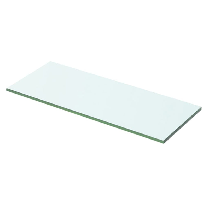 vidaXL 2 db átlátszó üveg paneles polc 50 x 15 cm