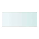 vidaXL 2 db átlátszó panel üvegpolc 50 x 20 cm