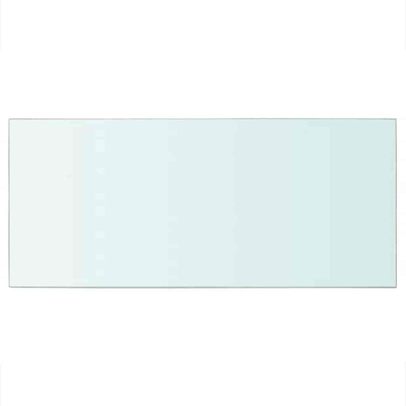 vidaXL 2 db átlátszó üveg paneles polc 50 x 25 cm