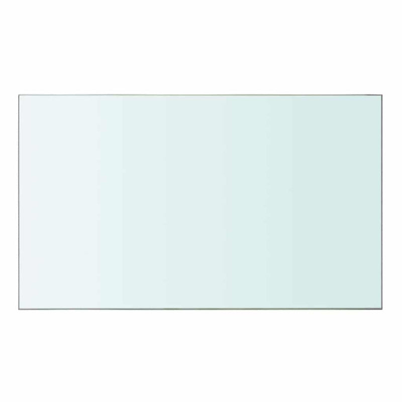 vidaXL 2 db átlátszó üveg paneles polc 50 x 30 cm