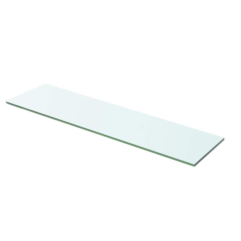 vidaXL 2 db átlátszó üveg paneles polc 60 x 12 cm