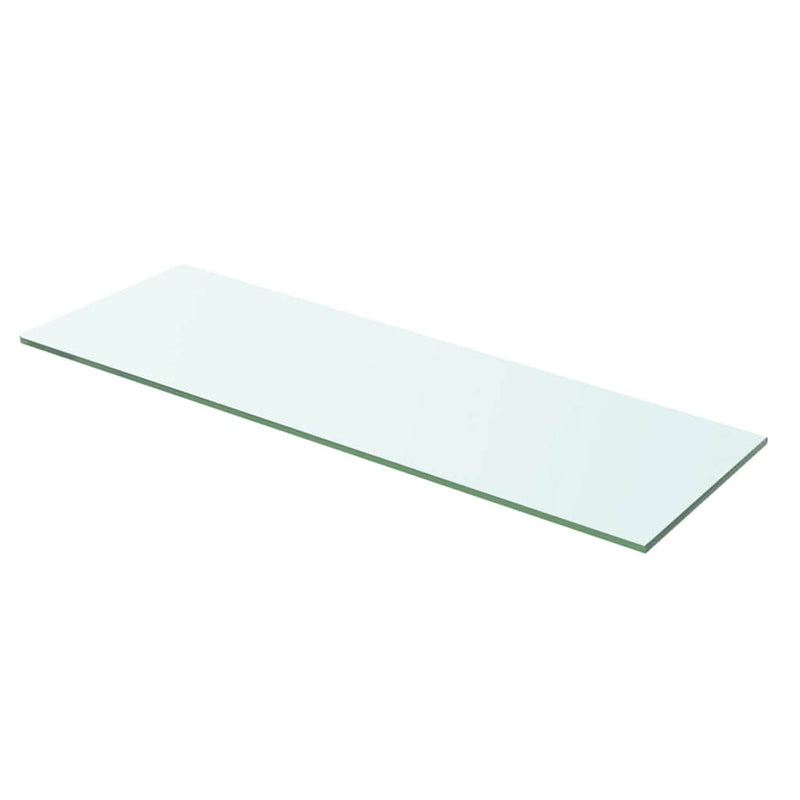 vidaXL 2 db átlátszó üveg paneles polc 60 x 15 cm