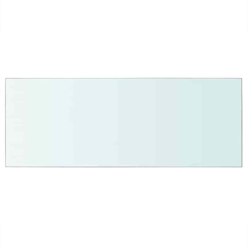 vidaXL 2 db átlátszó üveg paneles polc 60 x 25 cm