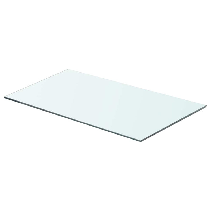 vidaXL 2 db átlátszó üveg paneles polc 60 x 30 cm