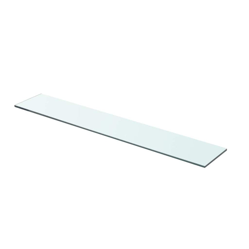 vidaXL 2 db átlátszó üveg paneles polc 70 x 12 cm