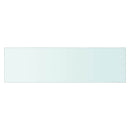 vidaXL 2 db átlátszó üveg paneles polc 70 x 20 cm