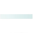 vidaXL 2 db átlátszó üveg paneles polc 90 x 12 cm