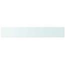 vidaXL 2 db átlátszó üveg paneles polc 100 x 15 cm