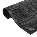 vidaXL 2 db antracitszürke négyszögletes szennyfogó szőnyeg 60 x 90 cm