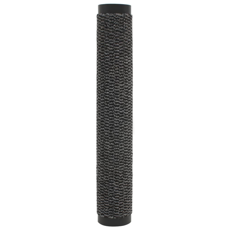 vidaXL 2 db antracitszürke négyszögletes szennyfogó szőnyeg 90x150 cm