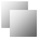 vidaXL 2 db négyzet alakú falitükör 50 x 50 cm