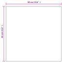 vidaXL 2 db négyzet alakú falitükör 60 x 60 cm