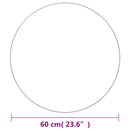 vidaXL 2 db kerek falitükör 60 cm