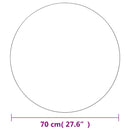 vidaXL 2 db kerek falitükör 70 cm