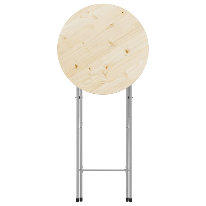 vidaXL ezüst horganyzott acél összecsukható bárasztal láb 45x53x108 cm