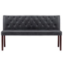 vidaXL szürke művelúr pad 148,5 cm