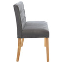 vidaXL szürke bársony pad 140 cm