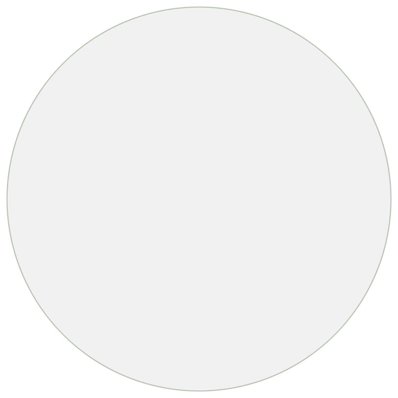 vidaXL átlátszó PVC védőabrosz Ø 80 cm 2 mm