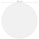 vidaXL matt PVC védőabrosz Ø 80 cm 1,6 mm