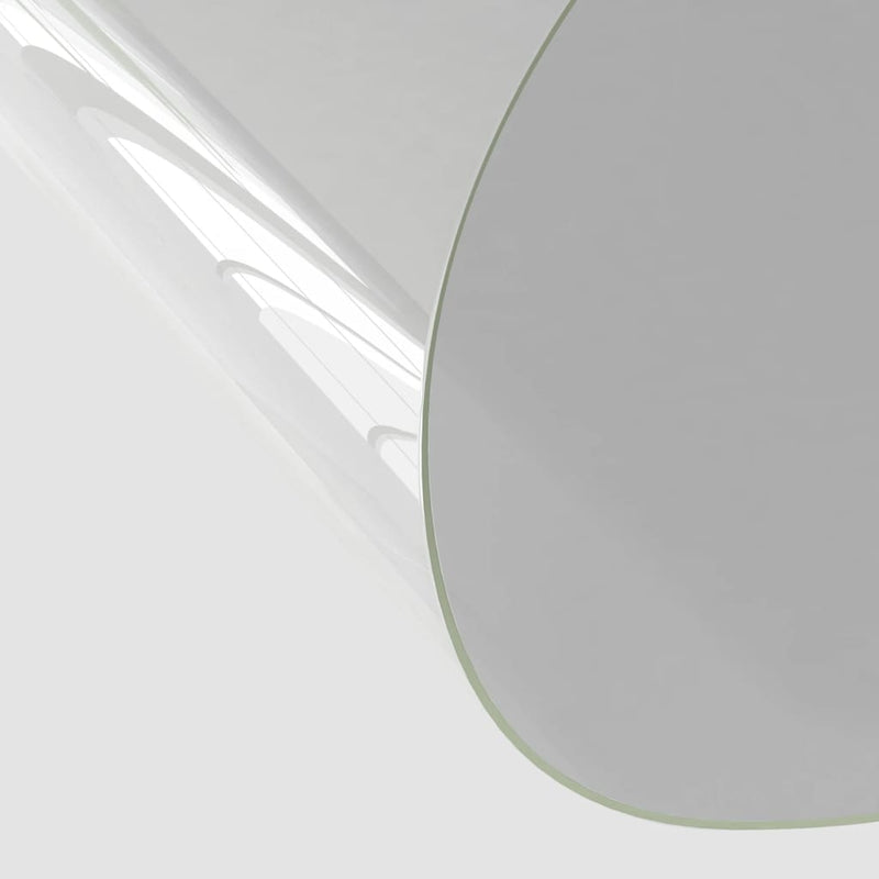 vidaXL átlátszó PVC védőabrosz Ø 110 cm 1,6 mm